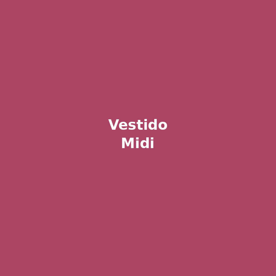 Vestido Midi
