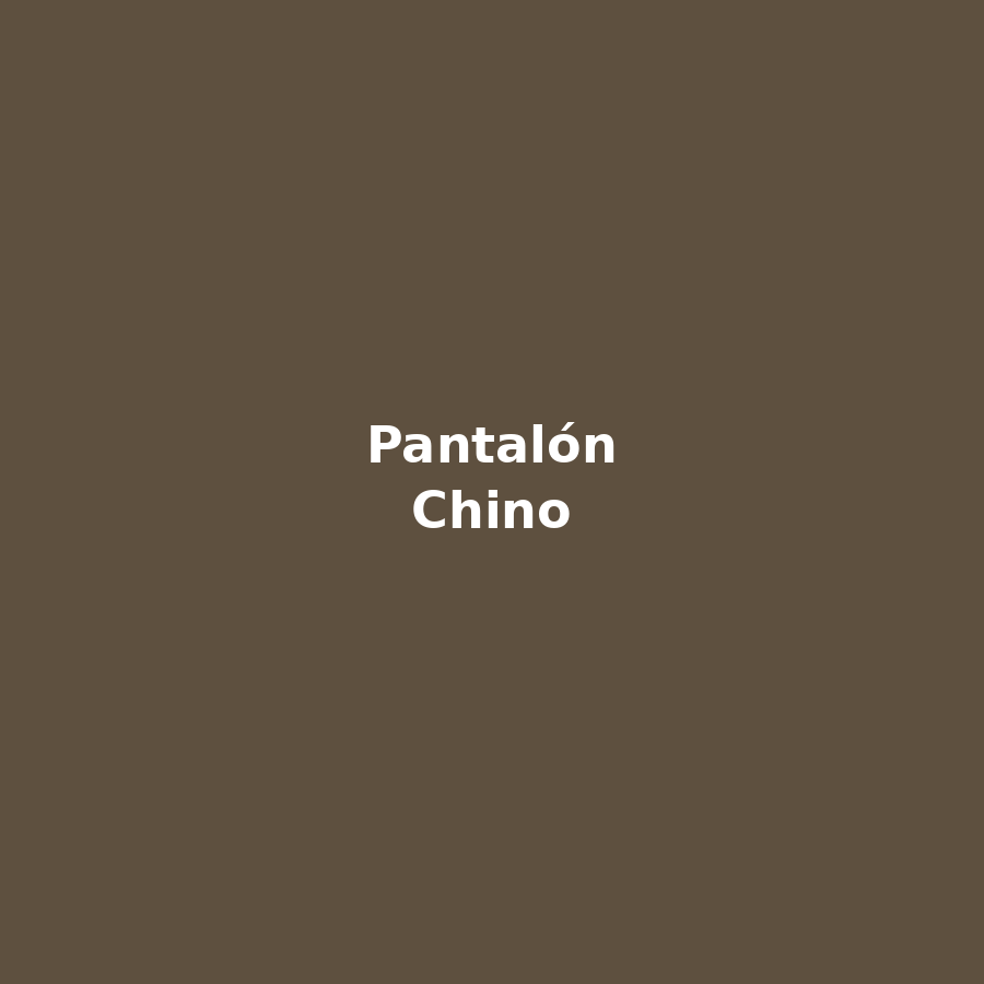 Pantalón Chino